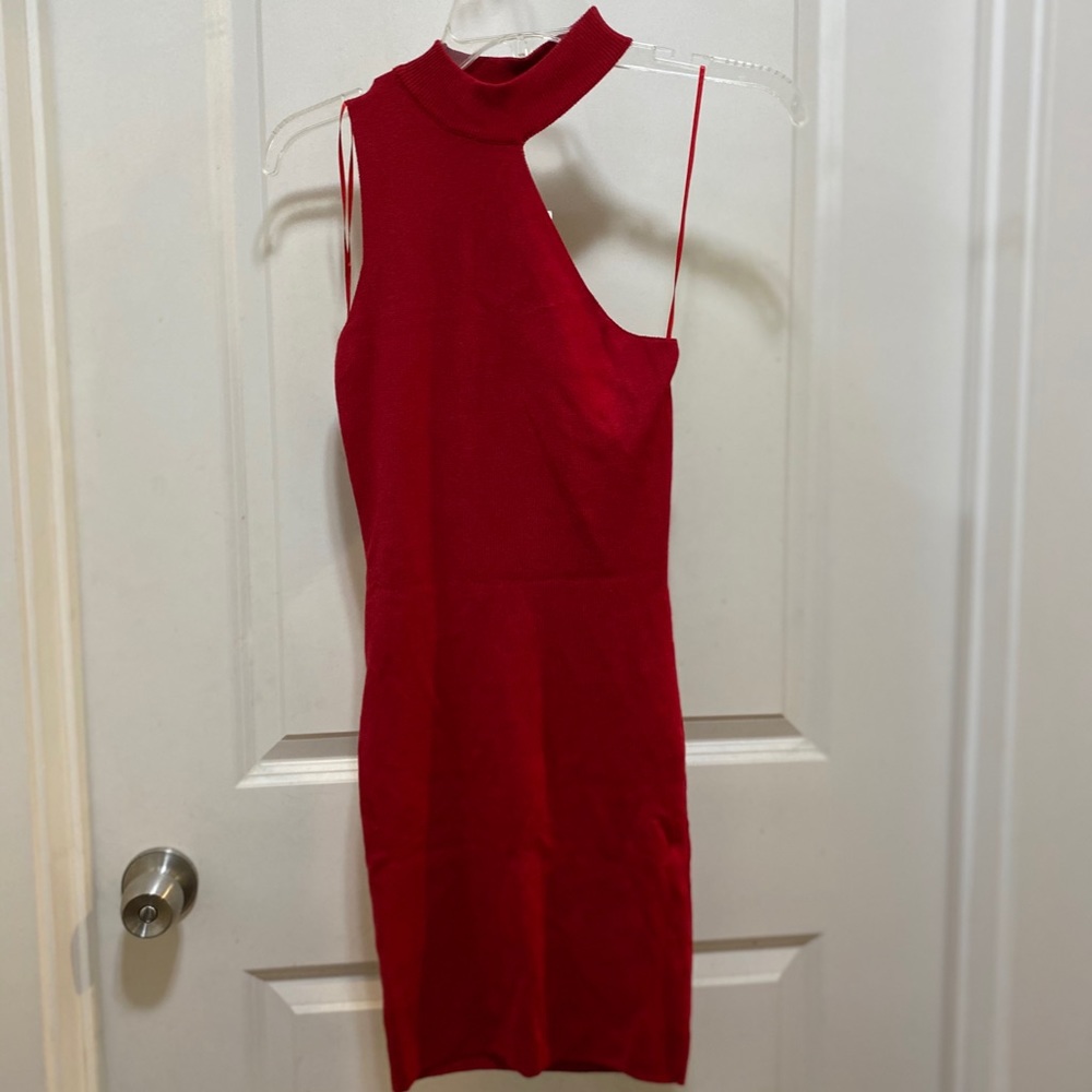 NWT LF one shoulder mini dress